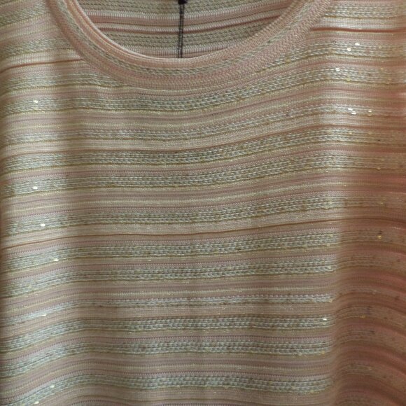 St. John Waterfall Cardigan Sweater+Tank Shades of Pink-Large NEW $1595 - Picture 11 of 16